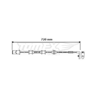 Bilde av Slitasjevarsler, bremseklosser TOMEX Brakes TX 30 39