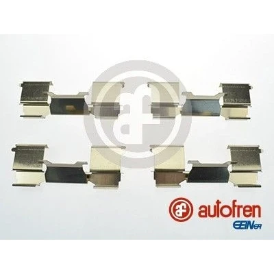 Bilde av AUTOFREN SEINSA D42582A Tibehørsett, skivebremse belegg FIAT: Ducato III Flatvogn lastebil / Chassis, Minibuss, Van