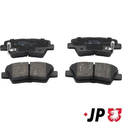 Bilde av JP GROUP 3563700910 Bremseklosser bakaksel med akustisk slitasjevarsel HYUNDAI: Tucson, i30 II Stasjonsvogn, Hatchback, KIA: Optima / K5