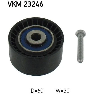 Bilde av SKF VKM 23246 Styrerulle kilerem tannrem CITROËN: Xsara Coupé, C5 Varebil / Stasjonsvogn, FIAT: Ducato II Flatvogn lastebil/Chassis