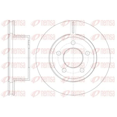 Bilde av REMSA 6886.10 Bremseskiver framaksel 280, 280 24 5 ventilert JEEP: Grand Cherokee 2, I, II