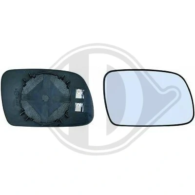 Bilde av DIEDERICHS 4243226 Speilglass høyre PEUGEOT: 407 SW, Sedan