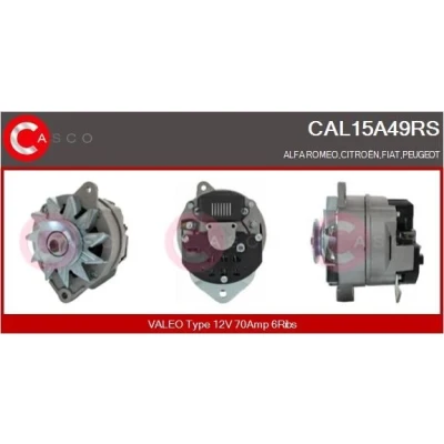 Bilde av CASCO CAL10420AS Dynamo 12V 140A VOLKSWAGEN: Multivan 5 (7HM, Transporter 5, Caddy 3, AUDI: A4 B6 Avant, A3 Sportback, B7 Avant
