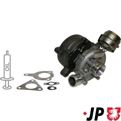 Bilde av JP GROUP 1117400300 Turbolader Eksosturbolader inkl. tetningssett AUDI: A4 B7 Avant, B6 A6 C5 VOLKSWAGEN: Passat B5 GP Stasjonsvogn
