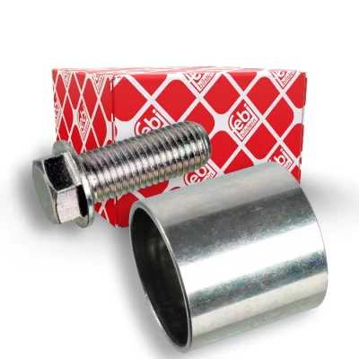 Bilde av FEBI BILSTEIN 19292 Styrerulle kilerem tannrem med skrue AUDI: A4 B7 Avant, A6 C6 A3 Sportback, VOLKSWAGEN: Touran I, SKODA: Octavia 1 Combi