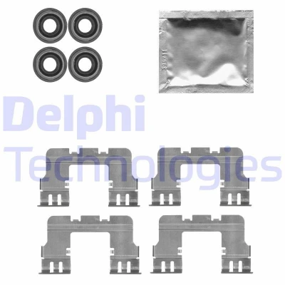 Bilde av DELPHI LX0617 Tibehørsett, skivebremse belegg