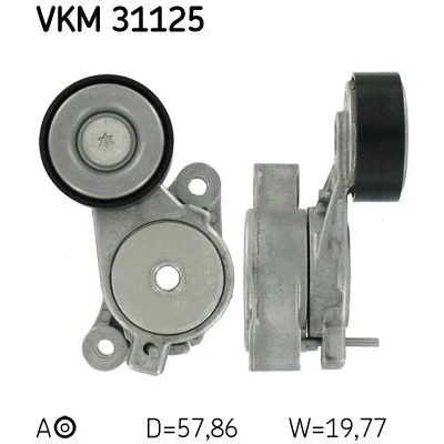 Bilde av SKF VKM 31125 Strammerull VOLKSWAGEN: Passat B6 Variant, Tiguan I, Touran SKODA: Fabia 2