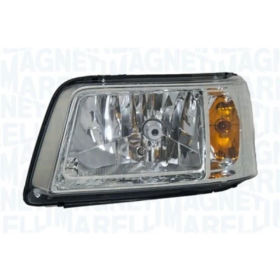 Bilde av MAGNETI MARELLI 710301191301 Frontlykter venstre PY21W, W5W, H4 Halogen med blinklys for høyrekjøring motor høydejustering hovedlys