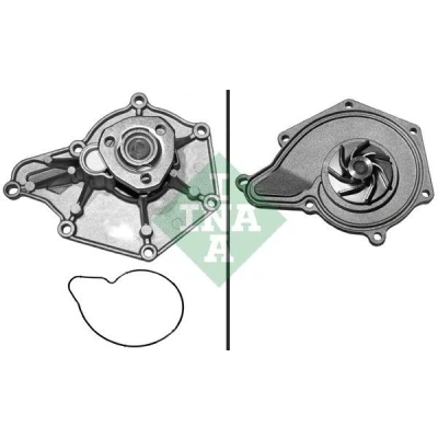 Bilde av INA 538 0355 10 Vannpumpe for vifteremdrift AUDI: A4 B8 Avant, Sedan, A6 C6 Avant