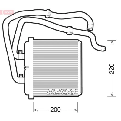 Bilde av DENSO DRR12003 Varmeveksler