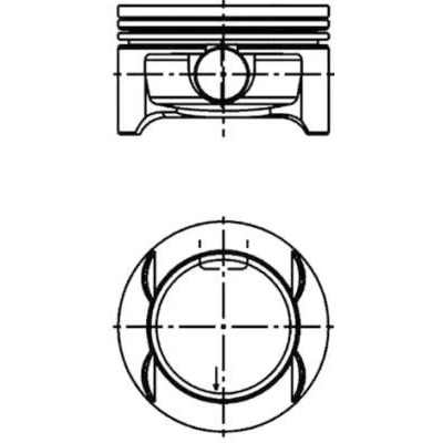 Bilde av KOLBENSCHMIDT 40384600 Motorstempel 73,4