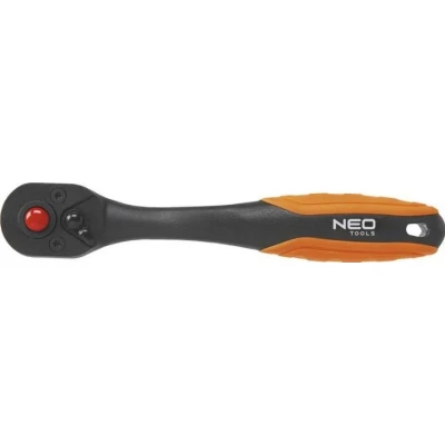 Bilde av NEO TOOLS 08 511 Reversibel skralle 72 12,5 (1/2&quot;) 250 Krom vanadium stål