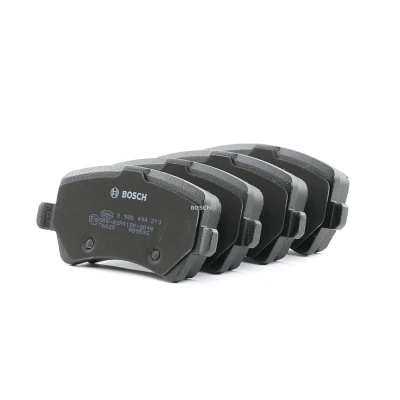 Bilde av BOSCH 0 986 494 213 Bremseklosser Low Metallic med skruer tilbehør VOLVO: V70 3, XC70 II Stasjonsvogn, V60 I, FORD: S Max Mk1, Galaxy Mk2 MPV