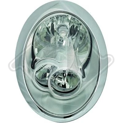 Bilde av DIEDERICHS 1205182 Frontlykter høyre H7/H7 med motor for høydejustering hovedlys MINI: Hatchback