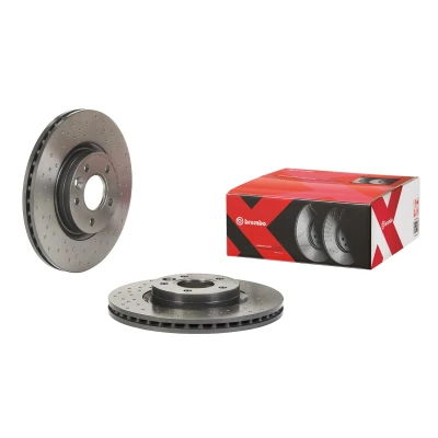 Bilde av BREMBO 09.C138.1X Bremseskiver 300 25 5 perforert / ventilert belagt med skruer VOLVO: V40 Hatchback, V50, C30