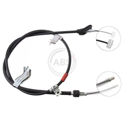 Bilde av A.B.S. K15897 Bremsekabel 1656 Trommelbrems for høyre/venstre ratt SUZUKI: Baleno I Hatchback
