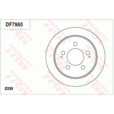 Bilde av Bremseskive, Bakaksel ssangyong OE 4840109000, K4840109001