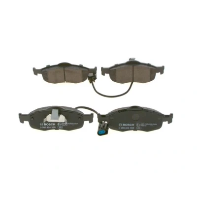 Bilde av BOSCH 0 986 424 359 Bremseklosser Low Metallic med integrert slitasjesensor antihyle blikk, kolbleklips FORD: Sierra Mk1 Hatchback