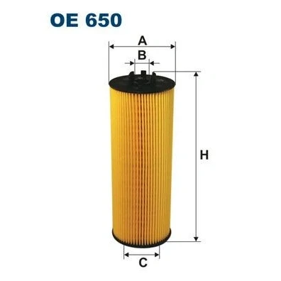 Bilde av FILTRON OE 650 Oljefilter Filterinnsats AUDI: A4 B7 Avant, A6 C5 A8 D2, VOLKSWAGEN: Passat B5 GP Stasjonsvogn, Sedan