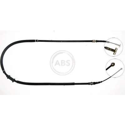 Bilde av A.B.S. K10057 Bremsekabel 1517 Skivebrems for høyre/venstre ratt FIAT: Coupe