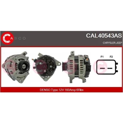Bilde av CASCO CAL30234AS Dynamo 12V 120A FIAT: 500 Hatchback, Doblo II Stasjonsvogn, Varebil / FORD: KA Hatchback
