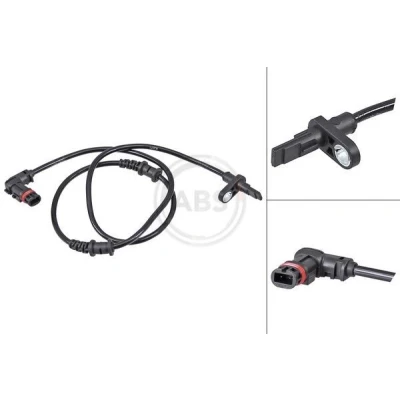Bilde av A.B.S. 31829 ABS sensor aktiv 810 svart MERCEDES BENZ: E Klasse Sedan, T modell