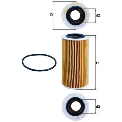 Bilde av Oljefilter MAHLE ORIGINAL OX 370D