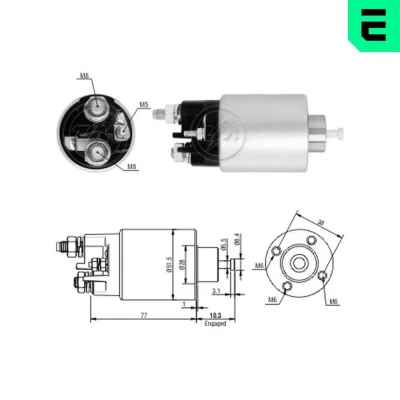 Bilde av ERA ZM6993 Magnetbryter, starter