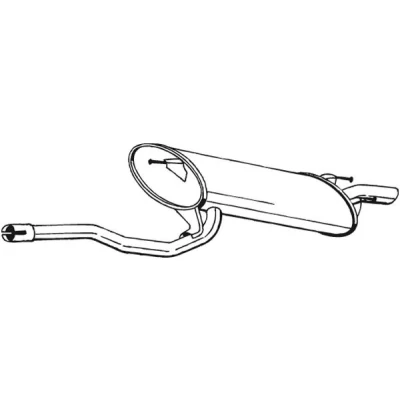 Bilde av sluttlyddemper, toyota avensis, avensis liftback, 1743002180