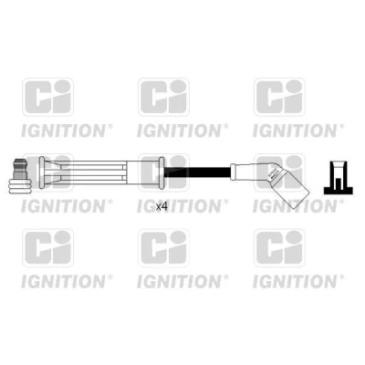 Bilde av QUINTON HAZELL XC1234 Pluggledninger RENAULT: Kangoo I