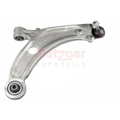 Bilde av METZGER 58158602 Bærebru med støtte / styreledd framaksel høyre, nede Casterstag Aluminium