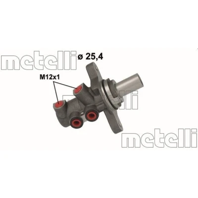 Bilde av METELLI 05 1133 Hovedsylinder 23,81mm Aluminium
