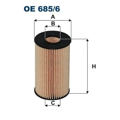 Bilde av FILTRON OE 685/6 Oljefilter Filterinnsats LEXUS: IS 2, GS IV, TOYOTA: Tundra II Pick up, Land Cruiser 200