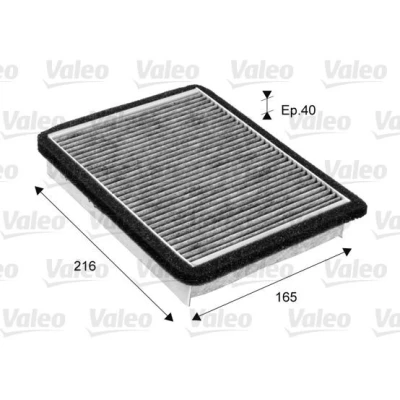 Bilde av VALEO CLIMFILTER PROTECT 715682 Kupéfilter Karbonfilter 225 181 40
