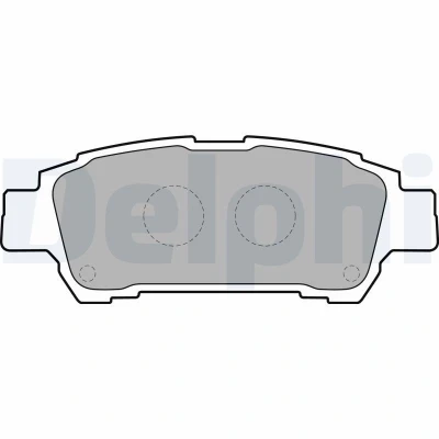 Bilde av Bremseklosser sett, Bakaksel, toyota alphard i, avensis verso, previa ii, sienna, yaris, 0446628030, 04466 28040, 28050, 280