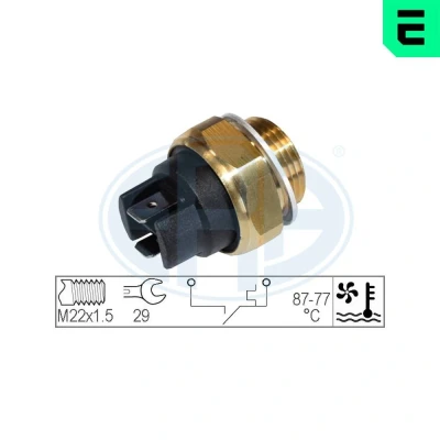 Bilde av Temperaturbryter, radiator ventilator citroën, peugeot, renault, talbot OE 1264 14, 77 01 348 194, 91 514 046