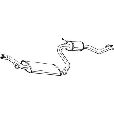 Bilde av Mellomlyddemper, volvo s40 i, v40 kombi, 30856004