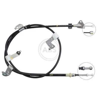 Bilde av A.B.S. K12072 Bremsekabel 1830 Skivebrems TOYOTA: Auris Hatchback, Stasjonsvogn