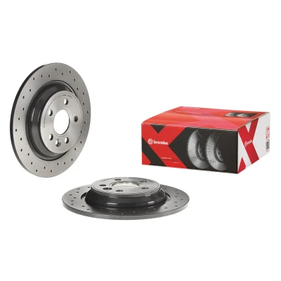 Bilde av BREMBO 08.A537.1X Bremseskiver 302 11 5 fullt ut, hullet belagt VOLVO: V60 I, V70 3, XC70 II Stasjonsvogn
