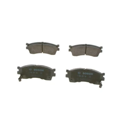 Bilde av BOSCH 0 986 494 146 Bremseklosser Low Metallic med akustisk slitasjevarsel antihyle blikk, montageanvisning