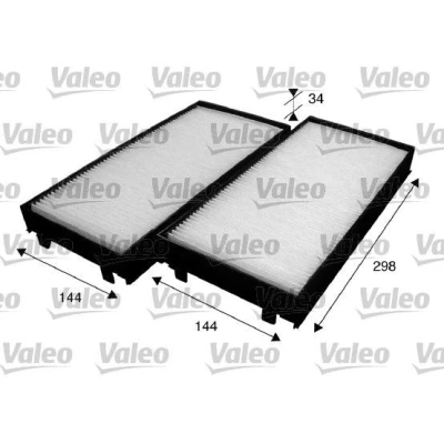 Bilde av VALEO CLIMFILTER COMFORT 715583 Kupéfilter Partikkelfilter 293 138 34 BMW: X5, X6