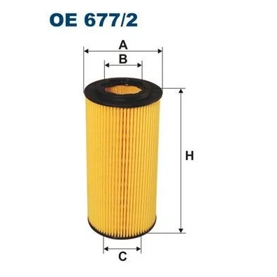 Bilde av FILTRON OE 677/2 Oljefilter Filterinnsats MERCEDES BENZ: G Klasse SUV, SL Cabrio, S Sedan