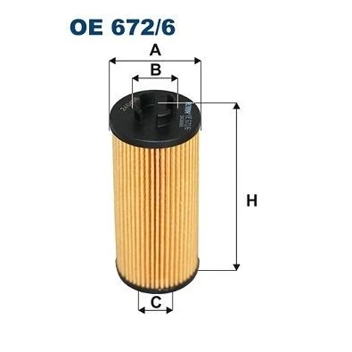 Bilde av FILTRON OE 672/6 Oljefilter Filterinnsats BMW: 2 Active Tourer, X1, Gran MINI: Hatchback, Countryman, Clubman