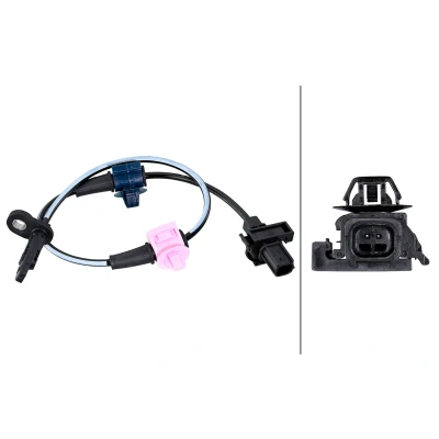 Bilde av HELLA 6PU 358 218 871 ABS Sensor med klammer Hall prinsipp 2 540