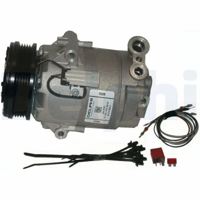 Bilde av DELPHI TSP0155458 Kompressor 6CVC13 PAG 46 med kompressorlje OPEL: Astra H Caravan, Zafira B
