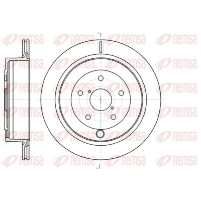 Bilde av REMSA 61042.10 Bremseskiver bakaksel 320, 320 18 5 ventilert SUBARU: Tribeca