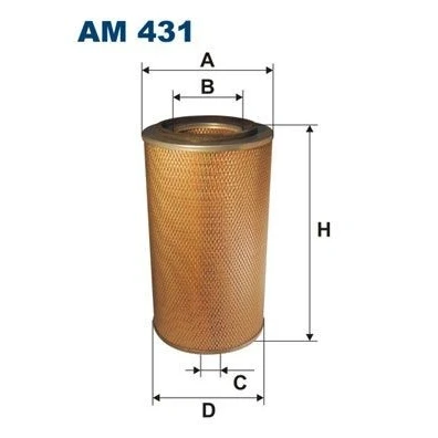Bilde av FILTRON AM 431 Luftfilter 414 233 Filterinnsats