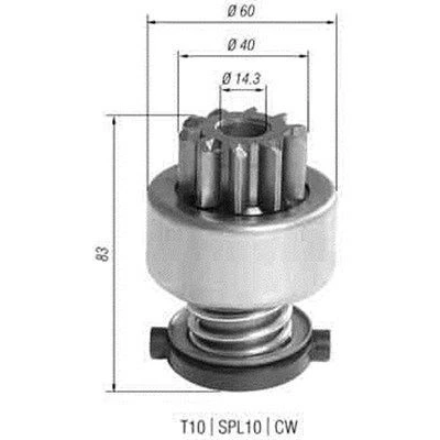Bilde av MAGNETI MARELLI 940113020393 Lite tannhjul, starter