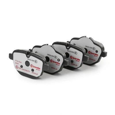 Bilde av BREMBO P 06 064X Bremseklosser klargjort for slitasjeindikator med bremsecaliperskruer uten tilbehør BMW: X3, X4, 5 Touring
