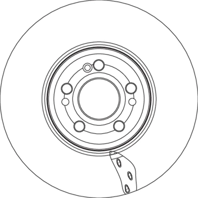 Bilde av TRW Bremseskive MERCEDES BENZ: GLE 32mm 5 112mm ventilert spraylakkert høy karbon DF6942S 1674210601,A1674210601 Bremseskiver, Skivebremser